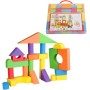 Stavebnice baby soft kostky barevné pěnové set 38ks pro miminko