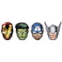 KARNEVAL Maska Avengers 23cm set 6ks *KARNEVALOVÝ DOPLNĚK*
