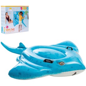 INTEX Nafukovací Rejnok 185x145cm plavidlo s úchyty na vodu 57576