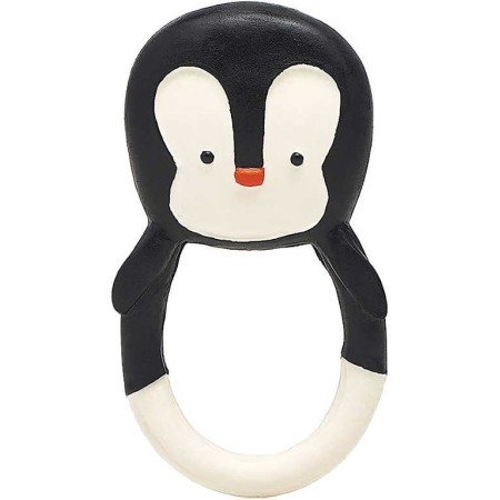 LANCO Tučňáček 11cm baby kousátko přírodní kaučuk pro miminko