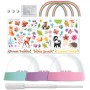 MAC TOYS 4M Duhová třpytivá sněžítka se zvířátky 3ks kreativní set