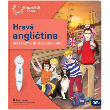 ALBI Kouzelné čtení Kniha interaktivní Hravá angličtina