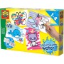 SES CREATIVE Baby Moje první malování štětcem a vodou Fantastická zvířata