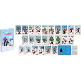 Hra karetní Černý Petr KRTEK (Krteček) symboly *SPOLEČENSKÉ HRY*