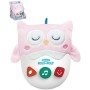 PLYŠ Roly-poly baby sova kývací pro miminko na baterie Světlo Zvuk