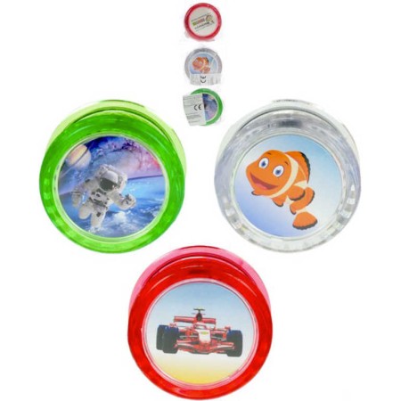 Jo Jo (yo-yo) s obrázkem 6cm v sáčku plast různé druhy
