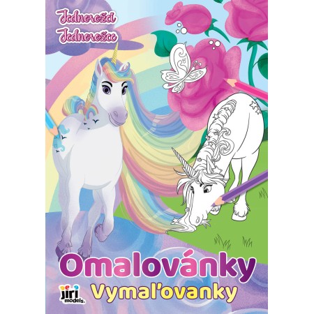 JIRI MODELS Omalovánky A4 Jednorožci