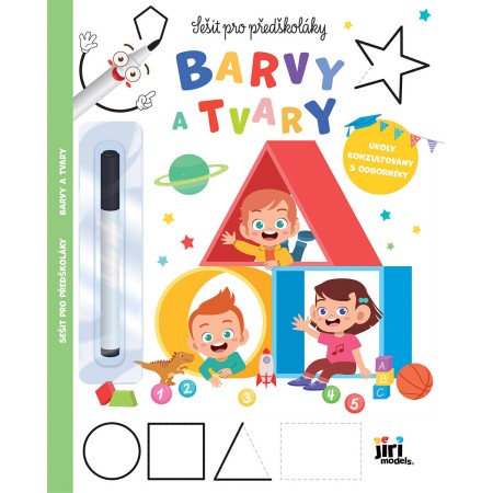 JIRI MODELS Sešit pro předškoláky Barvy a tvary