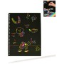 Notes magický duhový kreativní set se škrabacím perem 10 listů A4
