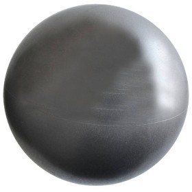 Míč overball 260mm stříbrný fitness gymball rehabilitační do 100kg