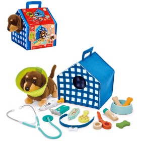HAPE Malý veterinář set interaktivní štěňátko s doplňky na baterie Zvuk