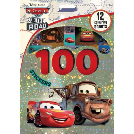 JIRI MODELS 100 samolepek + omalovánky Auta (Cars)