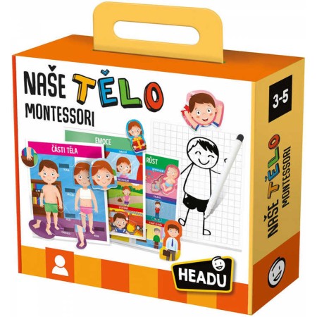 ADC HEADU Montessori Naše tělo naučná hra