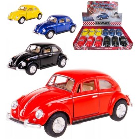 KINSMART Auto retro Volkswagen Classical Beetle kov PB 13cm 4 barvy
