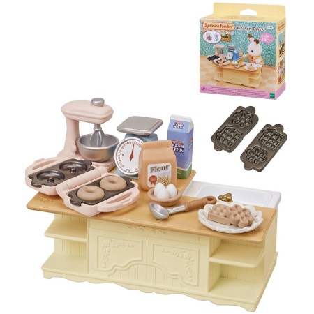 Sylvanian Families kuchyňský ostrov s doplňky nábytek doplněk k herním sadám