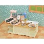 Sylvanian Families kuchyňský ostrov s doplňky nábytek doplněk k herním sadám