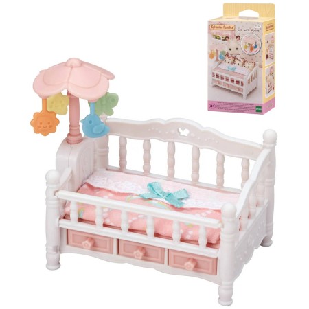 Sylvanian Families postýlka s kolotočem pro trojčata nábytek doplněk k herním sadám
