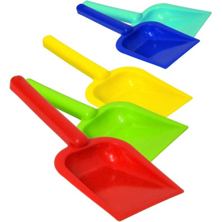 Lopatka na písek 19cm malá široká 5 barev plast