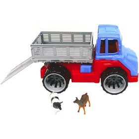 PL Auto farmářské funkční volný chod set se 2 zvířátky 3 barvy