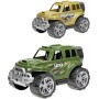 Auto SUV vojenské 35cm army džíp velká kola 2 druhy plast