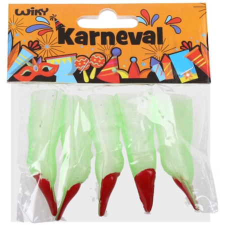 KARNEVAL Prsty čarodějnické set 5ks *KARNEVALOVÝ DOPLNĚK*