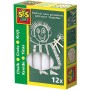 SES CREATIVE Křídy bílé kulaté set 12ks v krabici