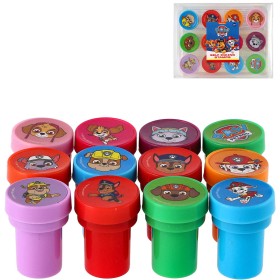 Razítka kulatá Tlapková Patrola (Paw Patrol) samonamáčecí set 12ks