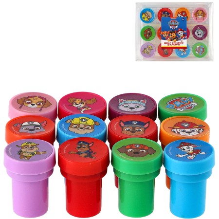 Razítka kulatá Tlapková Patrola (Paw Patrol) samonamáčecí set 12ks