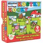DŘEVO Kubus baby moje první zvířátka obrázkové kostky set 9ks