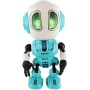 Robot Echo modrý kovový opakující věty na baterie Světlo Zvuk
