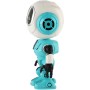 Robot Echo modrý kovový opakující věty na baterie Světlo Zvuk