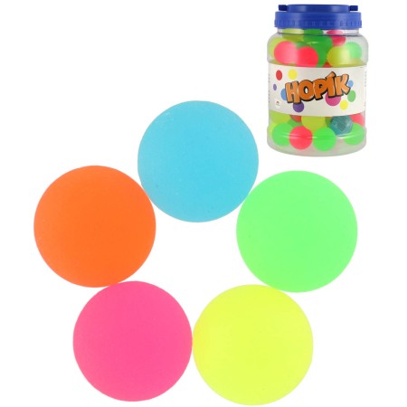 Hopík 32mm skákací míček skákačák jednobarevný neon 5 barev