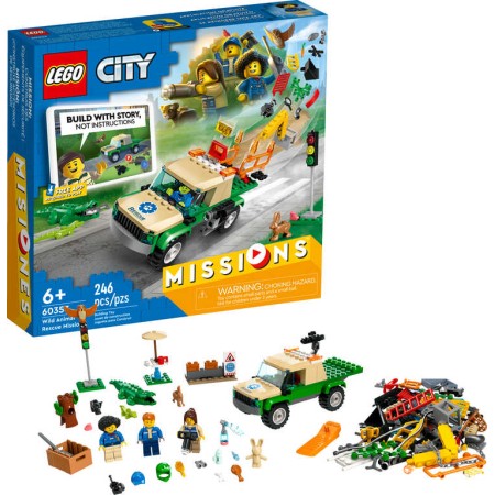 LEGO CITY Záchranné mise v divočině 60353 STAVEBNICE