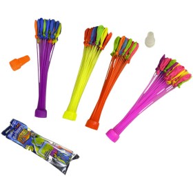 Bomba vodní set 37ks balonky na vodu s adaptérem v sáčku 5 barev