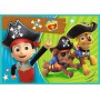 TREFL PUZZLE 4v1 Šťastný den Tlapková patrola 29x21cm 71 dílků skládačka