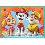TREFL PUZZLE 4v1 Šťastný den Tlapková patrola 29x21cm 71 dílků skládačka