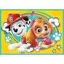 TREFL PUZZLE 4v1 Šťastný den Tlapková patrola 29x21cm 71 dílků skládačka