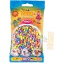 HAMA Korálky dětské zažehlovací pastelové set 1000ks v sáčku midi plast