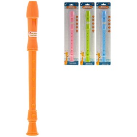Flétna dětská plastová 31cm 4 barvy *HUDEBNÍ NÁSTROJE*