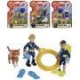 SIMBA Požárník Sam herní set 2 figurky + zvířátko s doplňky 4 druhy