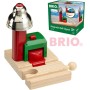 BRIO DŘEVO Signalizace magnetická zvuková příslušenství k vláčkodráze