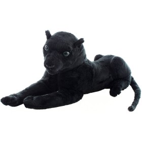 PLYŠ Puma černá 57cm ležící *PLYŠOVÉ HRAČKY*