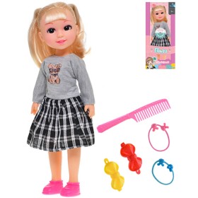 Panenka Elenka blondýnka s doplňky česky mluvící na baterie Zvuk CZ