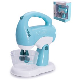 Robot dětský modrý kuchyňský robot šlehač na baterie Světlo Zvuk