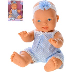 Panenka miminko Ada modré 23cm tvrdé tělíčko v krabici