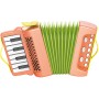 Harmonika dětská tahací akordeon 23cm na baterie Zvuk