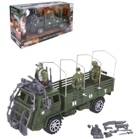 Auto vojenské plastové 31cm herní set se 3 figurkami a doplňky