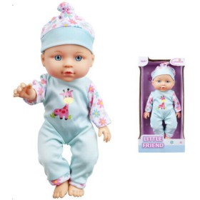 Panenka baby miminko 28cm batole v oblečku v krabici