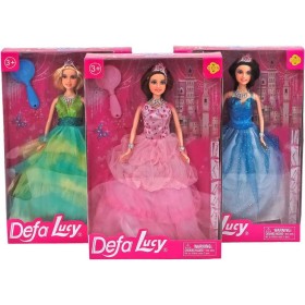 Panenka Defa Lucy princezna 29cm set s hřebenem a stojánkem 3 druhy v krabici