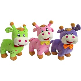 PLYŠ Kravička Mášenka baby veselá 20cm s mašličkou 3 barvy *PLYŠOVÉ HRAČKY*